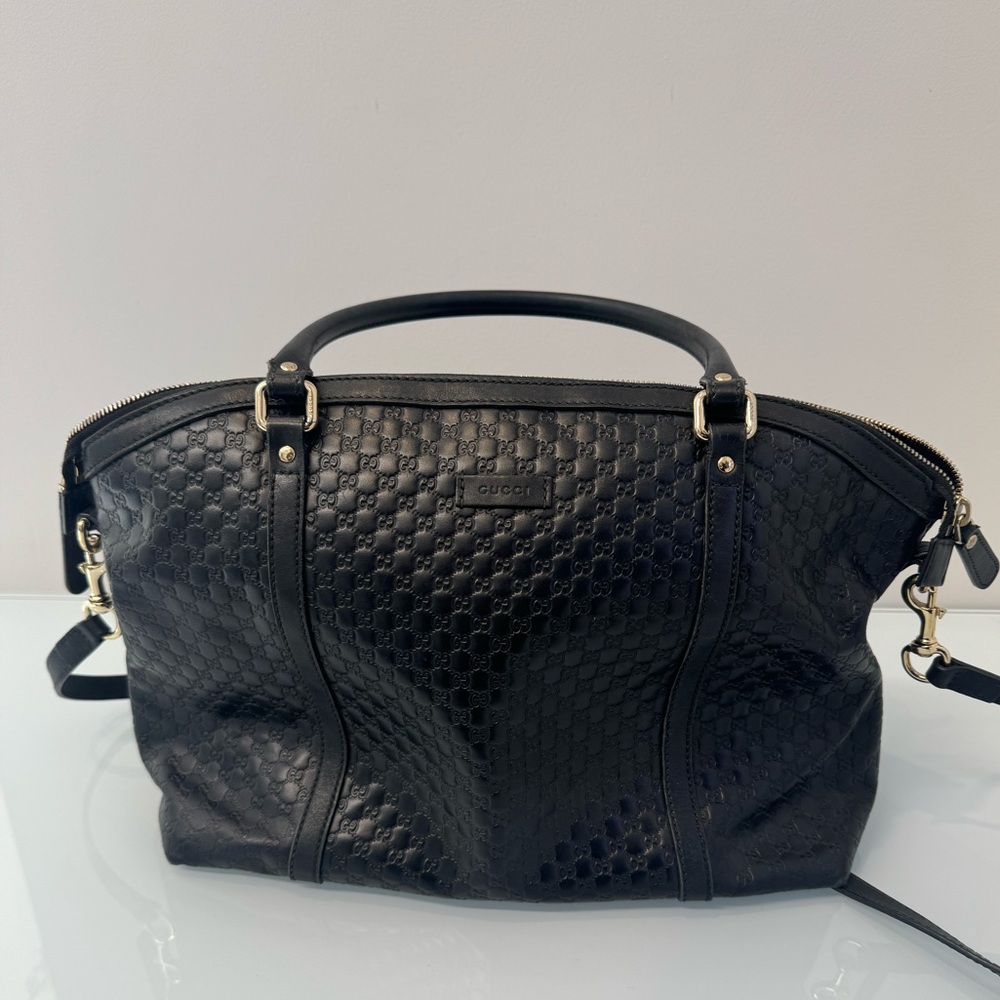 GUCCI Soft Microguccissima Dome Satchel